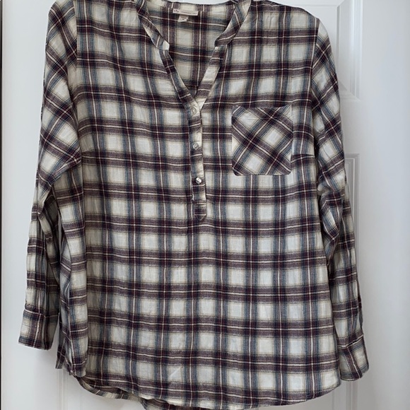 Dress Barn Tops - Dress Barn plaid tunic size 1X